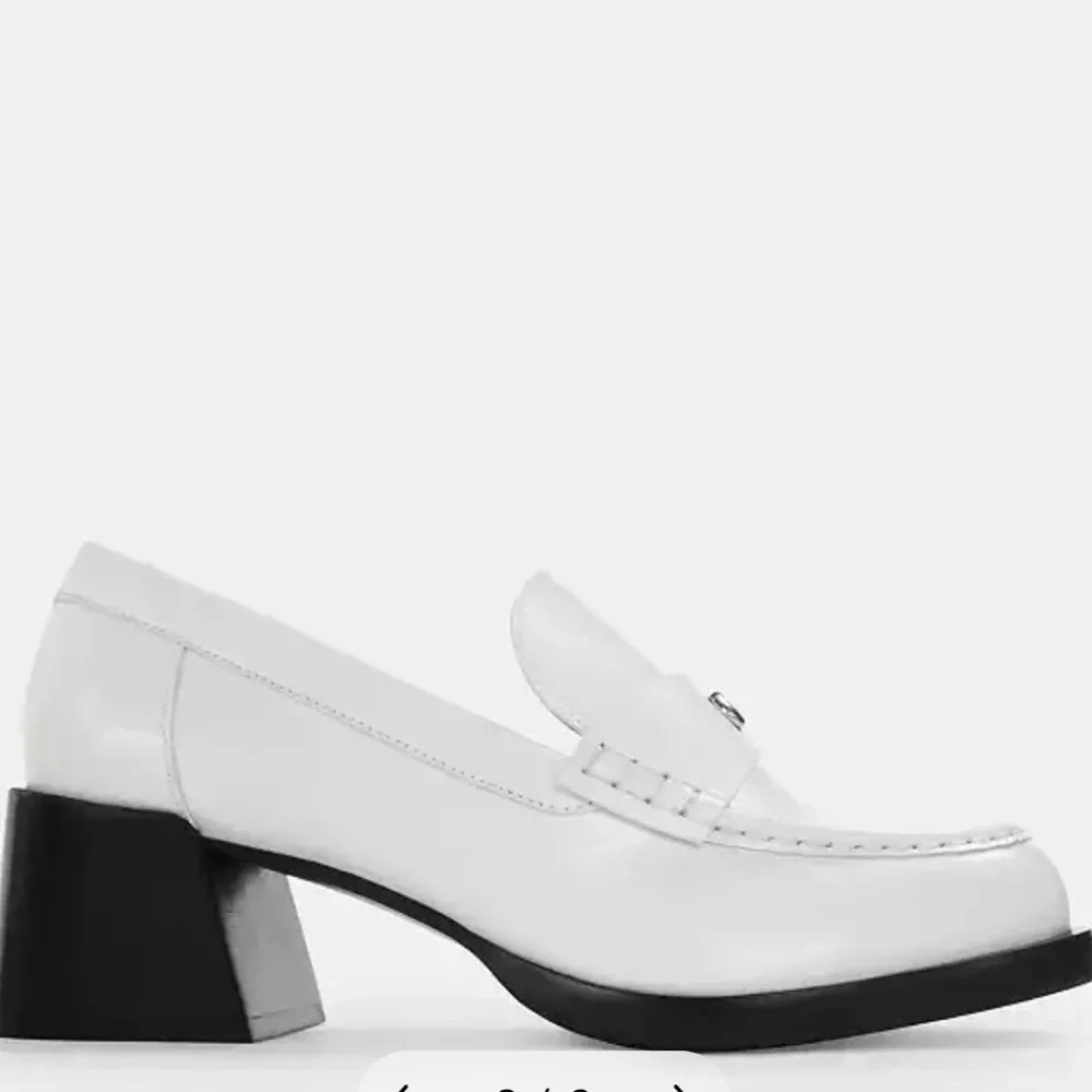 Coach Natalie Loafer in Black/White